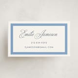 "Montauk" - Business Cards in Blue Bell by Megan Davis - Front