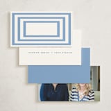 "Montauk" - Business Cards in Blue Bell by Megan Davis - Back of Card Options