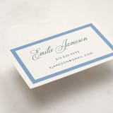 "Montauk" - Business Cards in Blue Bell by Megan Davis - Detail