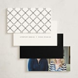 "Hepburn" - Business Cards in Tuxedo by Megan Davis - Back of Card Options