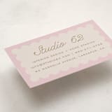 "Macaron Box" - Business Cards in Rose by Leia Matt - Detail