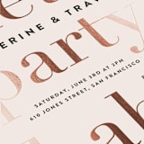 "Laud" - Baby Shower Invitations in Pink Lemonade by Jennifer Lew - Detail