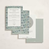 "Elephant Shower" - Baby Shower Invitations in Forest by Lori Wemple - Back of Card Options