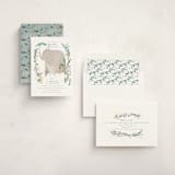 "Elephant Shower" - Baby Shower Invitations in Forest by Lori Wemple - Assembled
