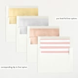"Diaper Pin" - Baby Shower Invitations in Petal by Lehan Veenker - Envelope Liner Options