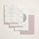 "Little Star" - Baby Shower Invitations in Hydrangea by Itsy Belle Studio - Back of Card Options