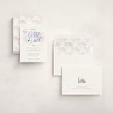 "Little Star" - Baby Shower Invitations in Hydrangea by Itsy Belle Studio - Assembled
