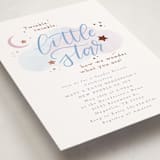 "Little Star" - Baby Shower Invitations in Hydrangea by Itsy Belle Studio - Detail