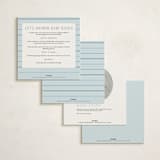 "boy oh boy!" - Baby Shower Invitations in Azure by Annie Shapiro - Back of Card Options