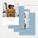 "Winter Bears" - Baby Shower Invitations in Sparkle by Jennifer Lew - Back of Card Options