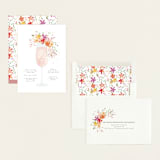 "Botanical Sip n See" - Baby Shower Invitations in Vibrant by Itsy Belle Studio - Assembled