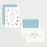 "Toys" - Baby Shower Invitations in Powder Blue by JeAnna Casper - Assembled