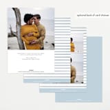"Set Sail" - Baby Shower Invitations in Pond by Jen Tips - Back of Card Options