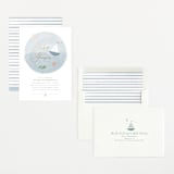 "Set Sail" - Baby Shower Invitations in Pond by Jen Tips - Assembled