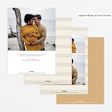 "Pebble" - Baby Shower Invitations in Sand by Heather Cairl - Back of Card Options