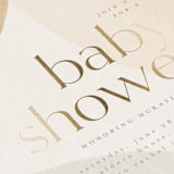 "Pebble" - Baby Shower Invitations in Sand by Heather Cairl - Detail