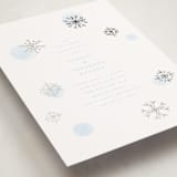 "Snowflakes" - Baby Shower Invitations in Glacier by Baumbirdy - Detail