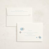 "Snowflakes" - Baby Shower Invitations in Glacier by Baumbirdy - FREE Recipient Addressing