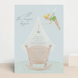 "Disney’s Tinkerbell Magic" - Baby Shower Invitations in Sage by frau brandt - Front