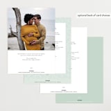 "Disney’s Tinkerbell Magic" - Baby Shower Invitations in Sage by frau brandt - Back of Card Options