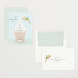 "Disney’s Tinkerbell Magic" - Baby Shower Invitations in Sage by frau brandt - Assembled