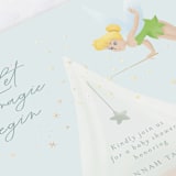 "Disney’s Tinkerbell Magic" - Baby Shower Invitations in Sage by frau brandt - Detail