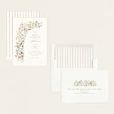 "Meadow flowers" - Baby Shower Invitations in Vanilla by Jennifer Wick - Assembled