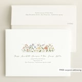 "Meadow flowers" - Baby Shower Invitations in Vanilla by Jennifer Wick - FREE Recipient Addressing