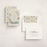 "Baby Flora" - Baby Shower Invitations in Sky by Petra Kern - Assembled