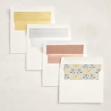 "Baby Flora" - Baby Shower Invitations in Sky by Petra Kern - Envelope Liner Options