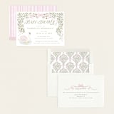 "Swan Princess" - Baby Shower Invitations in Ballet Slipper by Jenna Holcomb - Assembled