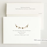 "Night Sky Garland" - Baby Shower Invitations in Ecru by Angela Thompson - FREE Recipient Addressing