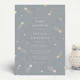 "Little Star" - Baby Shower Invitations in Slate by Meggy Masters - Front