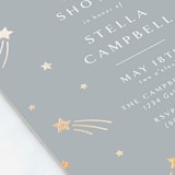 "Little Star" - Baby Shower Invitations in Slate by Meggy Masters - Detail