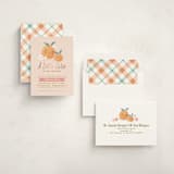 "little cutie oranges" - Baby Shower Invitations in Peach by Karidy Walker - Assembled