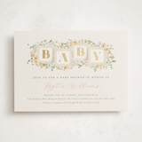 "petite baby blocks" - Baby Shower Invitations in Honey by Jennifer Wick - Front