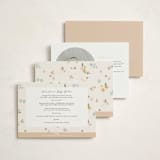 "petite baby blocks" - Baby Shower Invitations in Honey by Jennifer Wick - Back of Card Options