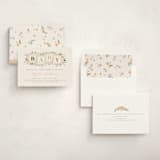 "petite baby blocks" - Baby Shower Invitations in Honey by Jennifer Wick - Assembled