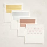 "Dainty Garden" - Baby Shower Invitations in Blush by Paper Raven Co. - Envelope Liner Options