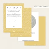 "storybook garden" - Baby Shower Invitations in Buttercup by Karidy Walker - Back of Card Options
