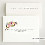 "floral jewels" - Baby Shower Invitations in Wild Berry by Lori Wemple - FREE Recipient Addressing