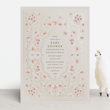 "Victorian" - Baby Shower Invitations in Versailles by Claudia Orengo - Front