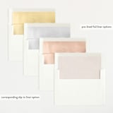 "Gilded Butterfly Garden" - Baby Shower Invitations in Ivory by Simona Camp - Envelope Liner Options