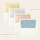 "Polished" - Baby Shower Invitations in Powder Blue by Jennifer Postorino - Envelope Liner Options