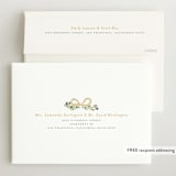 "Ribbonly Frame" - Baby Shower Invitations in Butter by Itsy Belle Studio - FREE Recipient Addressing