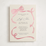 "Neddy" - Baby Shower Invitations in Navy by Carrie ONeal - Front