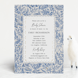"Winter Cottage" - Baby Shower Invitations in Ocean by Elly - Front