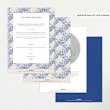 "Winter Cottage" - Baby Shower Invitations in Ocean by Elly - Back of Card Options