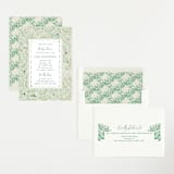 "Winter Cottage" - Baby Shower Invitations in Mint by Elly - Assembled