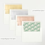 "Winter Cottage" - Baby Shower Invitations in Mint by Elly - Envelope Liner Options